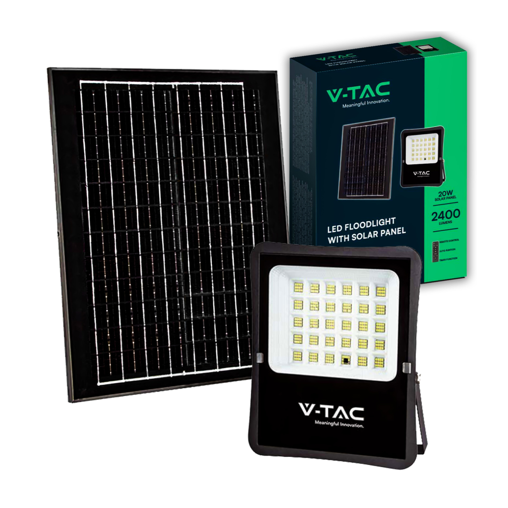 [VQ22669761] PROYECTOR SOLAR LED 20W 3000K