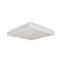 [VQ22669911] PLAFÓN DE DISEÑO LED 18W CUADRADO CUERPO BLANCO REGULABLE 4000K