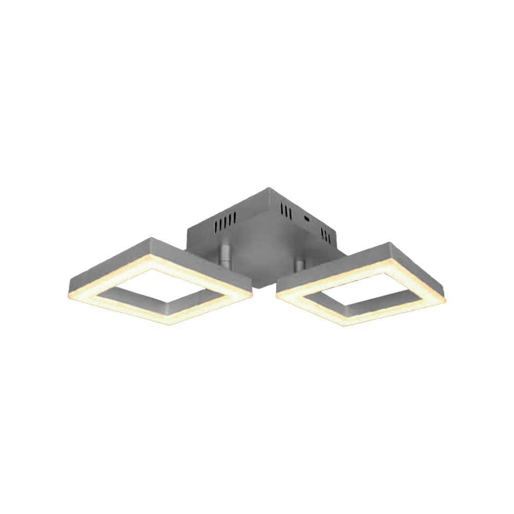 [VQ22670061] LÁMPARA DE TECHO DE DISEÑO LED 14W DOS MARCOS 3000K