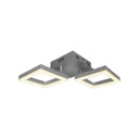 [VQ22670061] LÁMPARA DE TECHO DE DISEÑO LED 14W DOS MARCOS 3000K
