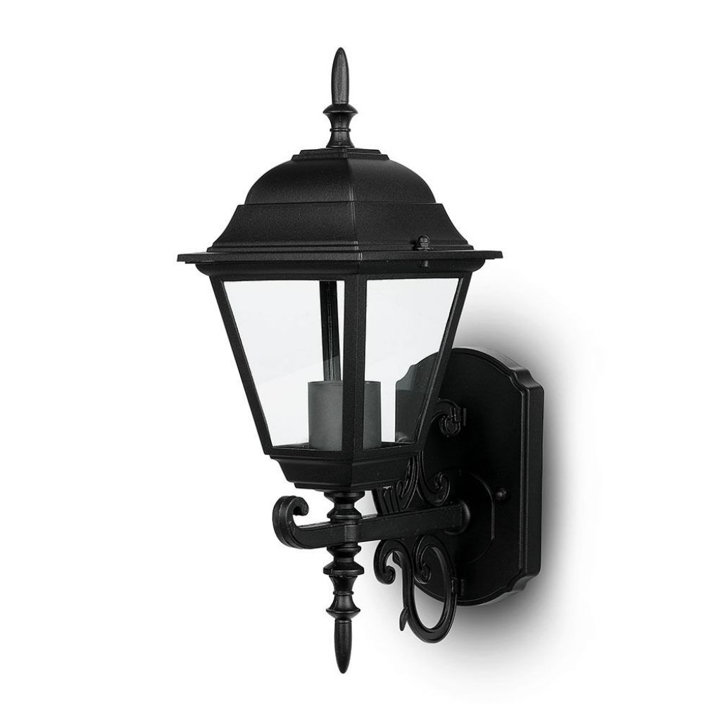 [VQ22675191] APLIQUE PARA JARDÍN IP44 E27 NEGRO MATE