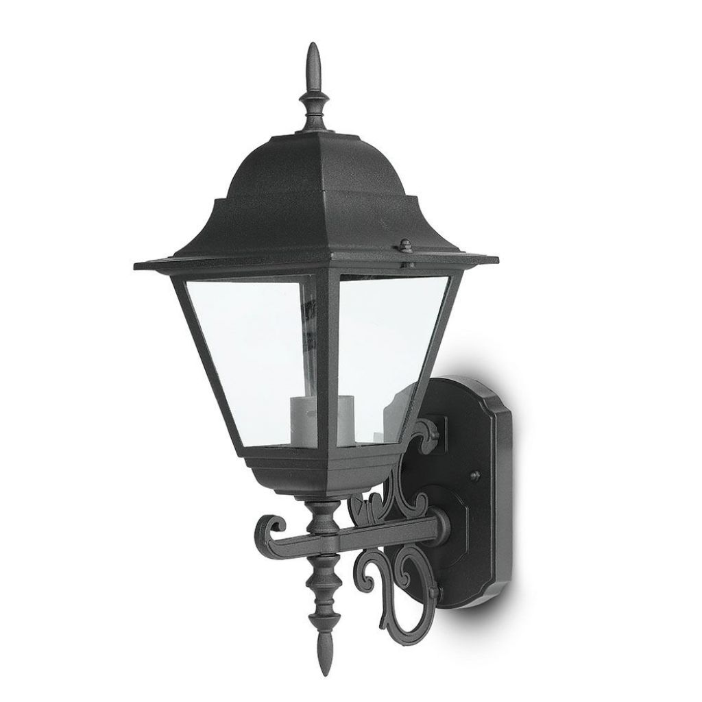 [VQ22675211] APLIQUE PARA JARDÍN E27 NEGRO MATE IP44