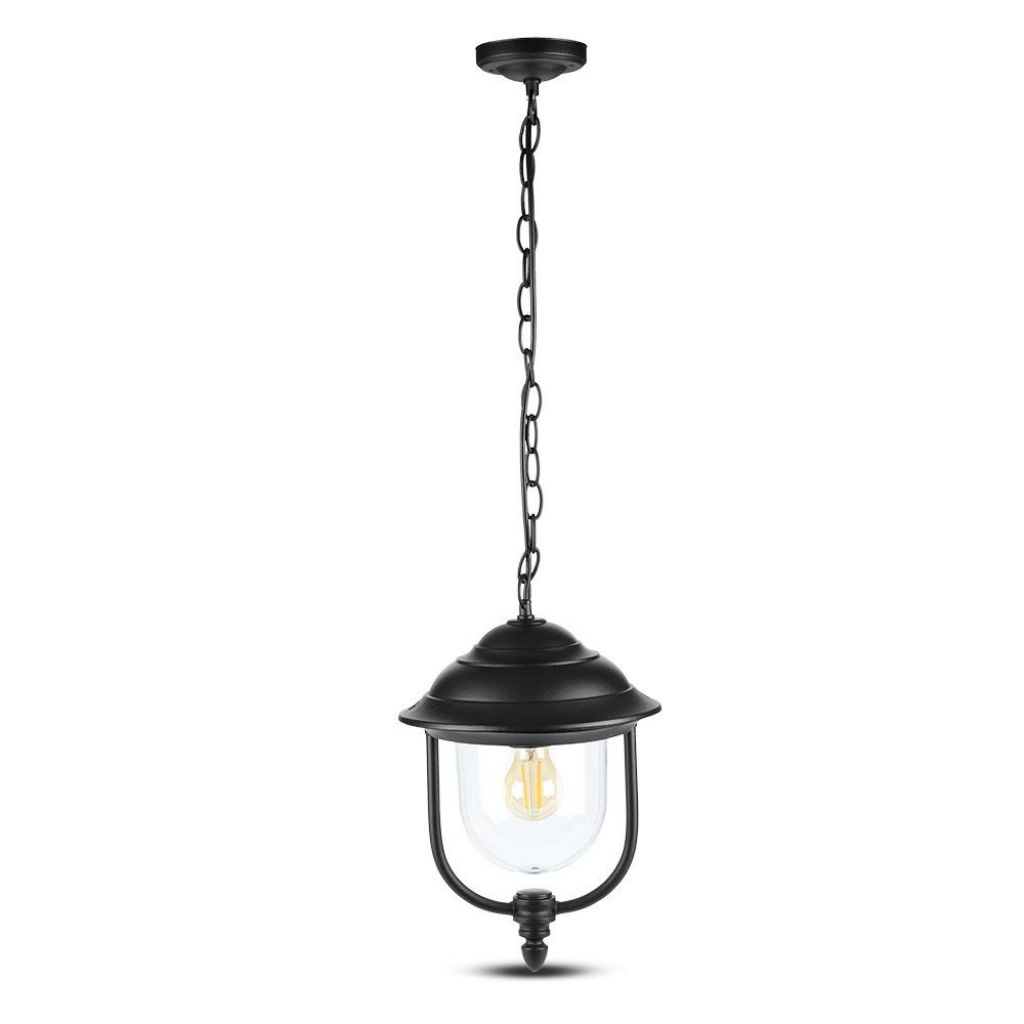 [VQ22675291] LÁMPARA DE TECHO DE JARDÍN  E27 CUERPO NEGRO
