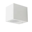 [VQ22675391] APLIQUE DE PARED GU10 CUERPO BLANCO CUADRADO IP44
