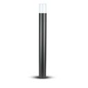 [VQ22675681] BALIZA DE JARDÍN CON GU10 SUELO CUERPO NEGRO REDONDO DE ALUMINIO 80X80X800MM IP54