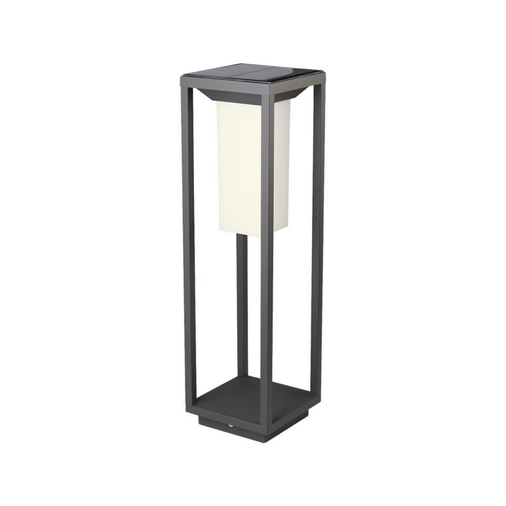 @[VQ2267851] LÁMPARA DE SUELO SOLAR 2W LED CHIP SAMSUNG CUERPO GRIS 3000K