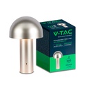 [VQ22679371] LÁMPARA DE SOBREMESA LED 1W 1800MAH BATERÍA 150X250 CUERPO ORO CHAMPÁN CCT