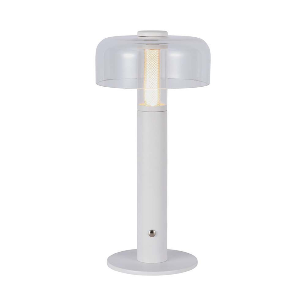 [VQ22679411] LÁMPARA DE SOBREMESA LED 1800MAH BATERÍA 150X300 CUERPO BLANCO CCT