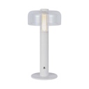 [VQ22679411] LÁMPARA DE SOBREMESA LED 1800MAH BATERÍA 150X300 CUERPO BLANCO CCT