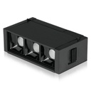 [VQ22679611] FOCO LINEAL MAGNÉTICO 3 X1W LED SMD CRI>90 NEGRO IP20 24V UGR<19  4000K