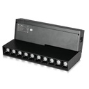 [VQ22679641] FOCO LINEAL MAGNÉTICO 10 X2W LED SMD CRI>90 NEGRO IP20 24V UGR<19  3000K