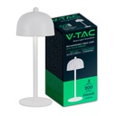 [VQ22679861] LÁMPARA SOBREMESA LED 1800MAH BATERÍA 115X300 CUERPO BLANCO CCT