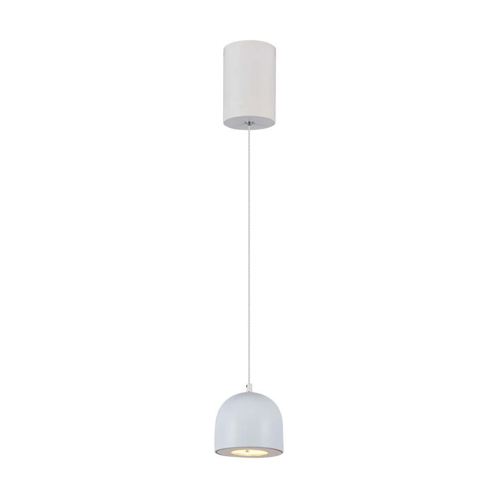 [VQ22679931] LÁMPARA DE TECHO COLGANTE LED 8.5W Φ100 CUERPO BLANCO 3000K