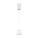 [VQ22679961] LÁMPARA COLGANTE LED 8.5W Φ100 AJUSTABLE ON/OF CUERPO BLANCO 3000K