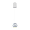 [VQ22680021] LÁMPARA COLGANTE LED 8.5W Φ180 AJUSTABLE ON/OF CUERPO BLANCO 3000K