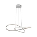 [VQ22680131] LÁMPARA DE TECHO COLGANTE DECORATIVA LED 20W Ф500 CUERPO BLANCO 3000K
