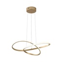 [VQ22680141] LÁMPARA DECORATIVA COLGANTE LED 20W Ф500 CUERPO ORO 3000K