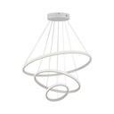 [VQ22680181] LÁMPARA DE TECHO DECORATIVA COLGANTE LED 32W 600X400X200 CUERPO BLANCO 3000K
