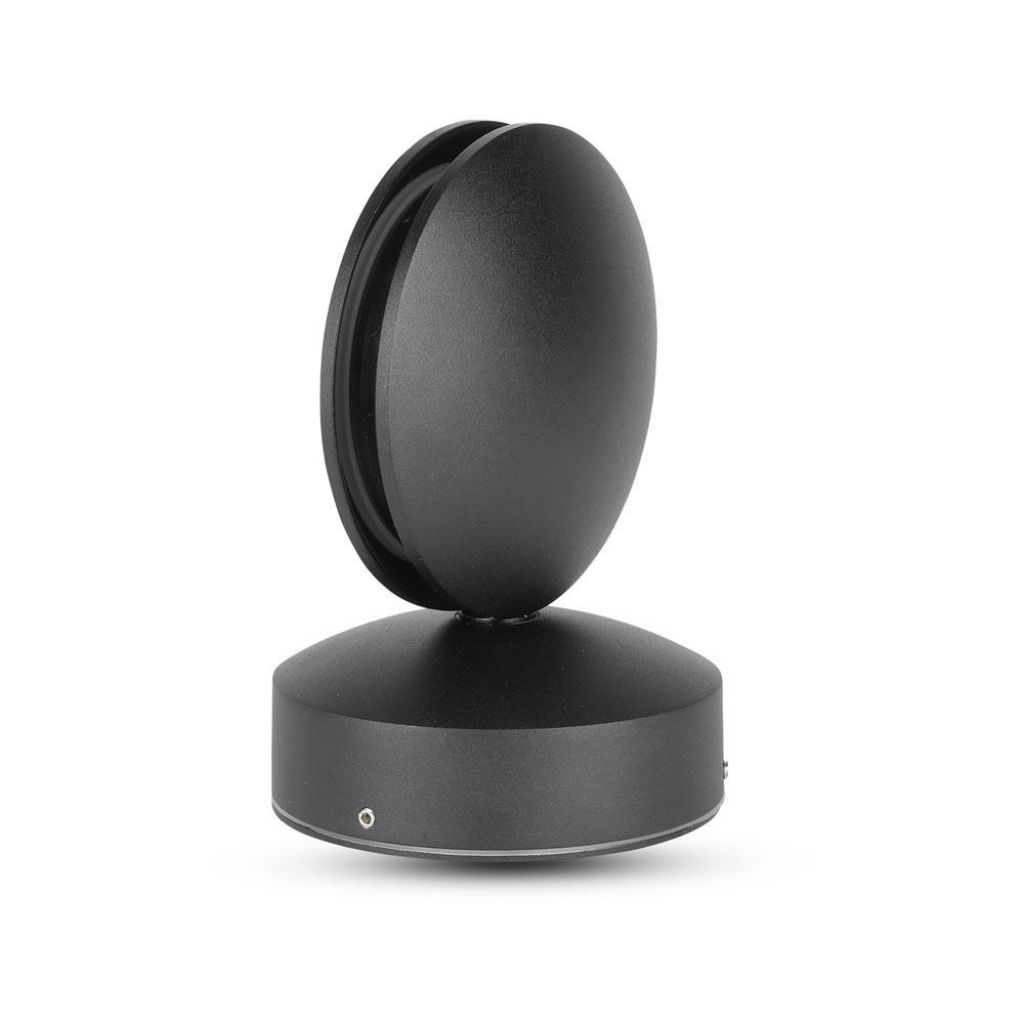 [VQ22682191] APLIQUE LED 7W REDONDO 110LM/W HAZ DE LUZ 360° COLOR NEGRO IP65 3000K