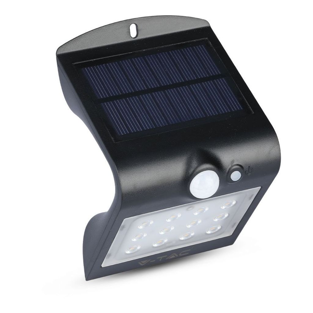 [VQ22682771] APLIQUE DE PARED SOLAR LED 1.5W CUERPO NEGRO 4000K