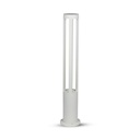 [VQ22683271] BALIZA DE JARDÍN LED 10W CUERPO BLANCO ALTURA 80CM 6400K