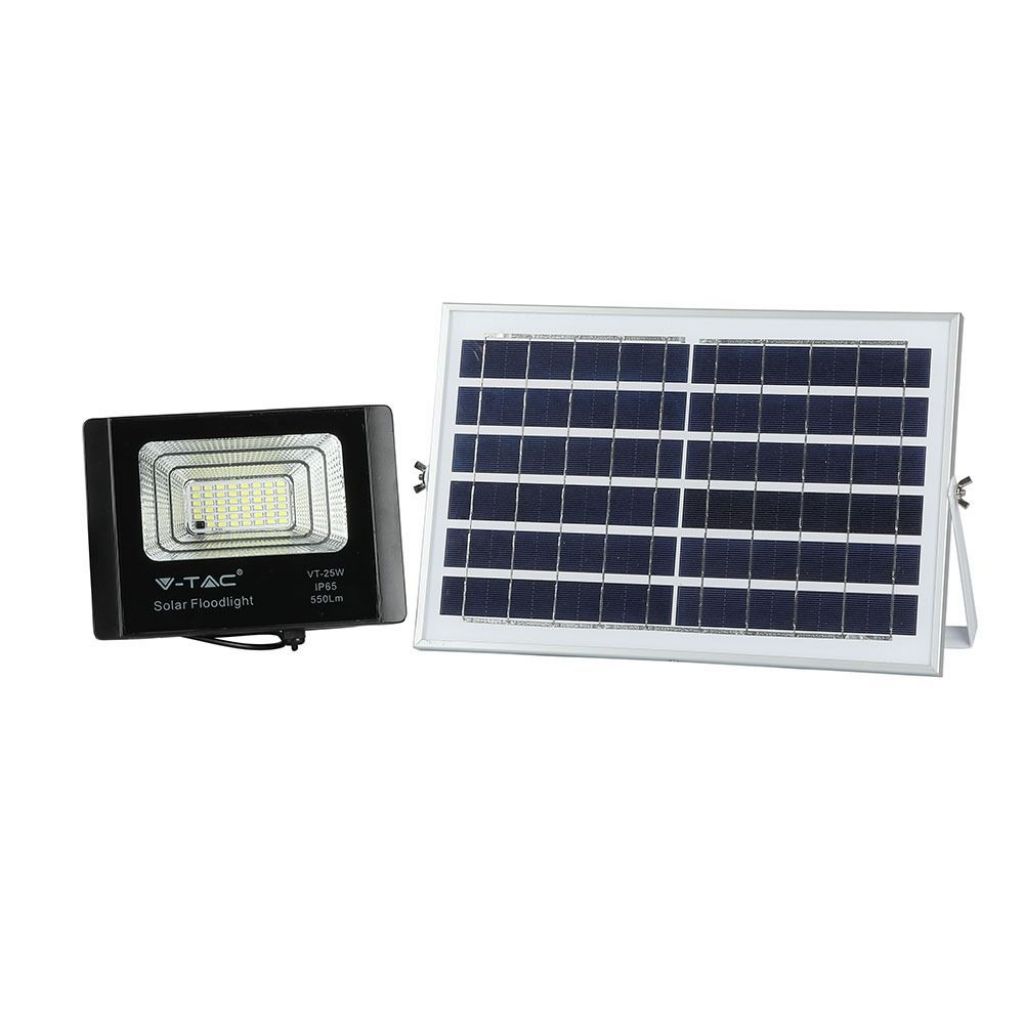 [VQ22685731] PROYECTOR LED V-TAC 12W SMD 550LM 120° COLOR NEGRO IP65 4000K
