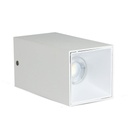 [VQ22685831] APLIQUE DE TECHO PARA GU10 CUADRADO BLANCO & BLANCO