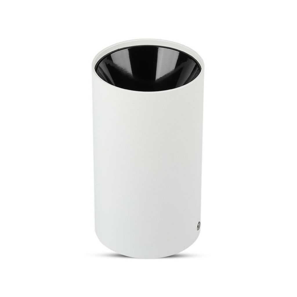 [VQ22685891] APLIQUE DE TECHO PARA GU10 REDONDO BLANCO & NEGRO