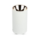 [VQ22685921] APLIQUE DE TECHO PARA GU10 REDONDO BLANCO & ORO ROSA
