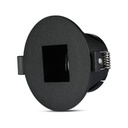 [VQ22685981] ARO PARA GU10 CUADRADO NEGRO & NEGRO