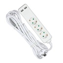 [VQ22687751] ENCHUFE 3 TOMAS CON 2 PUERTOS USB NEGRO