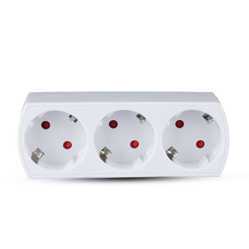 [VQ22687891] ADAPTADOR TRIPLE CON TOMA DE TIERRA 16A 250V