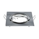 [VQ22689421] ARO GU10 CUADRADO SATÉN-NÍQUEL (2 UNID./CAJA)