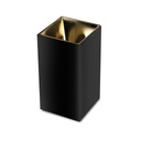 [VQ22689561] APLIQUE DE TECHO PARA GU10 CUADRADO NEGRO + ORO