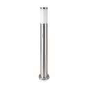 [VQ22689601] BALIZA DE JARDÍN DE ACERO INOXIDABLE E27 80CM PIR SENSOR SATÉN-NÍQUEL IP44