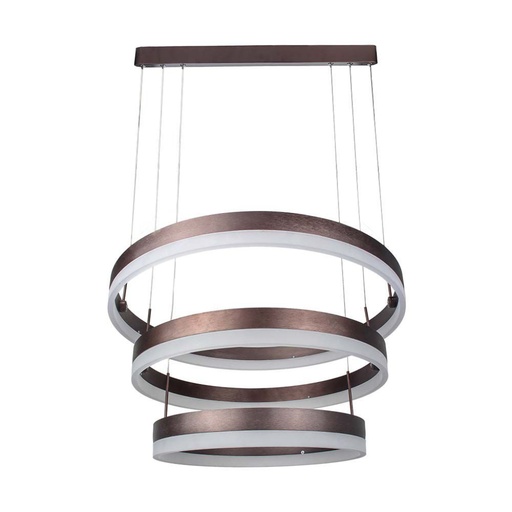 [213991] [VQ2262139911] LÁMPARA DE ARAÑA LED 86W COLOR CAFÉ REGULABLE 3000K
