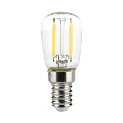 [214444] [VQ2262144441] BOMBILLA LED V-TAC E14 ST26 2W FILAMENT 200LM 300° 26X64MM 3000K