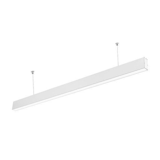 [21602] [VQ226216021] LUMINARIA LINEAL LED 40W CHIP SAMSUNG CUERPO BLANCO 6400K