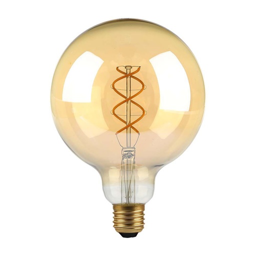 [217216] [VQ2262172161] BOMBILLA LED V-TAC E27 G125 4.8W FILAMENT 300LM 300° 1800K