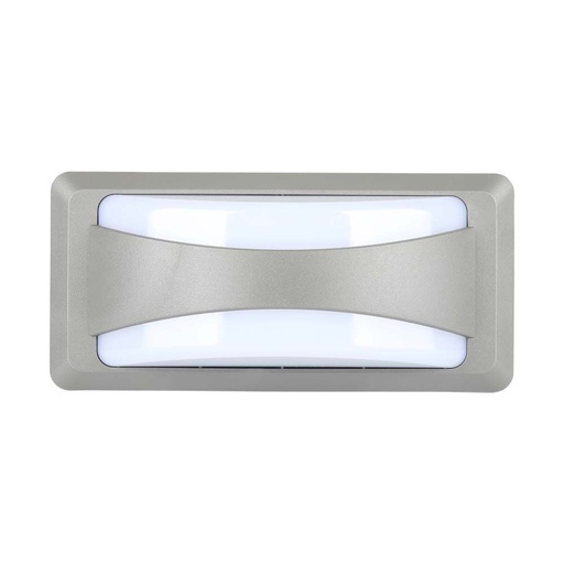 [218246] #[VQ2262182461] APLIQUE PARA EXTERIOR LED 12W CUERPO GRIS IP65 4000K