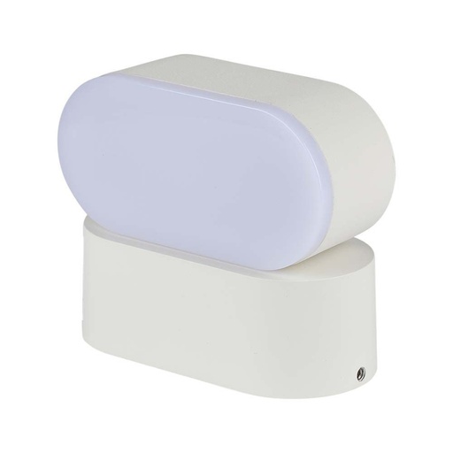[218286] [VQ2262182861] APLIQUE LED 6W CUERPO BLANCO IP65 MÓVIL 3000K