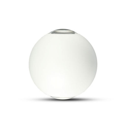 [218301] [VQ2262183011] APLIQUE DE PARED LED 4W CUERPO BLANCO REDONDO IP65 3000K