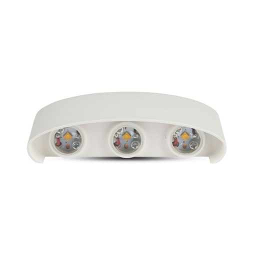 [218613] [VQ2262186131] APLIQUE DE PARED LED 5W ARRIBA Y ABAJO CUERPO BLANCO IP65 3000K