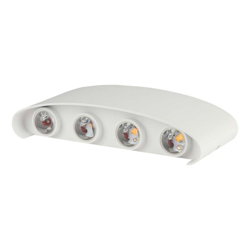 [218617] [VQ2262186171] APLIQUE DE PARED LED 7W ARRIBA-ABAJO CUERPO BLANCO IP65 3000K
