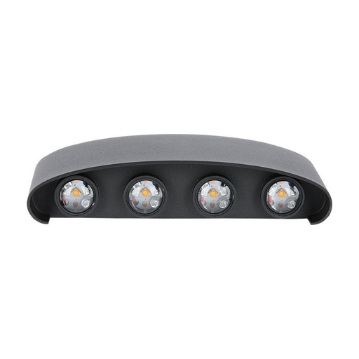 [218619] [VQ2262186191] APLIQUE DE PARED LED 7W CUERPO NEGRO IP65 3000K