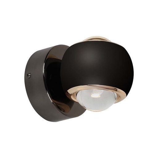 [23007] [VQ226230071] APLIQUE LED 10W CUERPO NEGRO 3000K