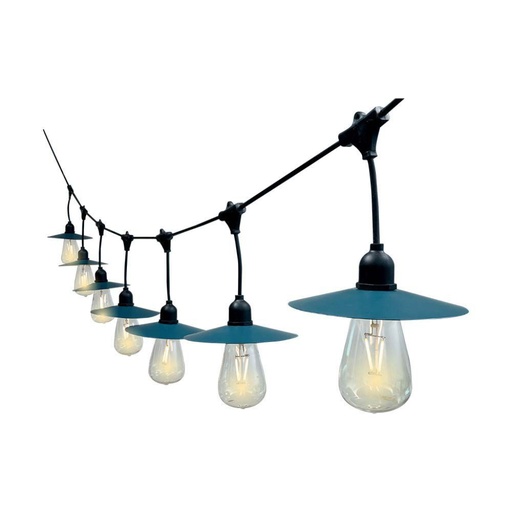 [23034] [VQ226230341] GUIRNALDA DE BOMBILLAS SOLARES LED DE 3W CON 15 BOMBILLAS LED INDIVIDUALES