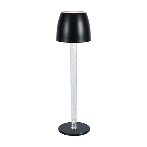 [23094] [VQ226230941] LÁMPARA DE MESA LED 3W TRANSPARENTE CUERPO BLANCO 3000K