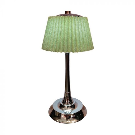 [23357] [VQ226233571] LÁMPARA DE MESA LED 1.5W TÁCTIL CROMO+VERDE REGULABLE CCT