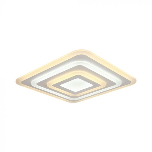 [23396] [VQ226233961] LÁMPARA DE TECHO LED 77W CON MANDO A DISTANCIA CUERPO BLANCO IP20 REGULABLE CCT